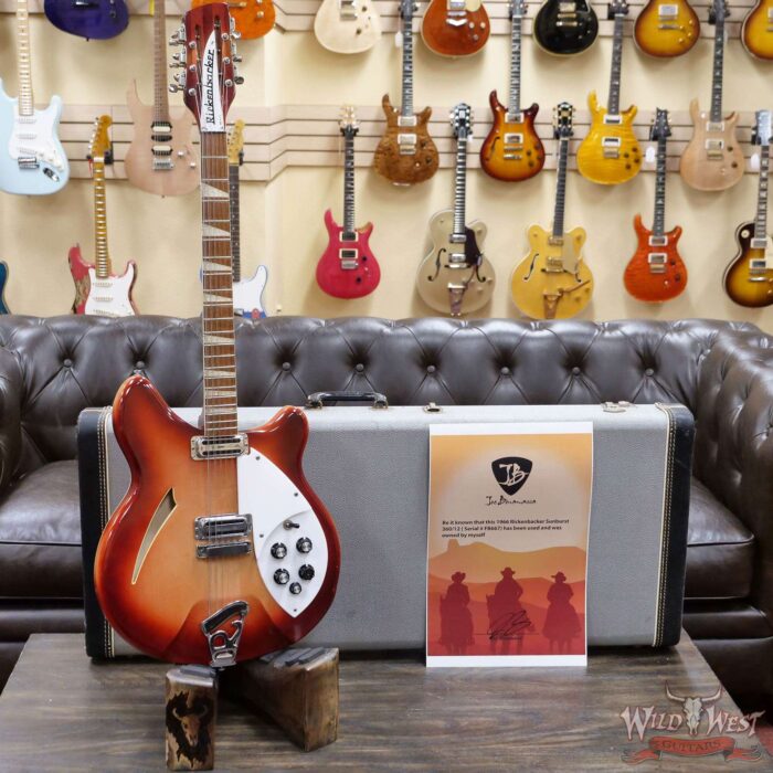 1966 Rickenbacker 360/12 Sunburst 12-String Guitar Owned by Joe Bonamassa - Image 6