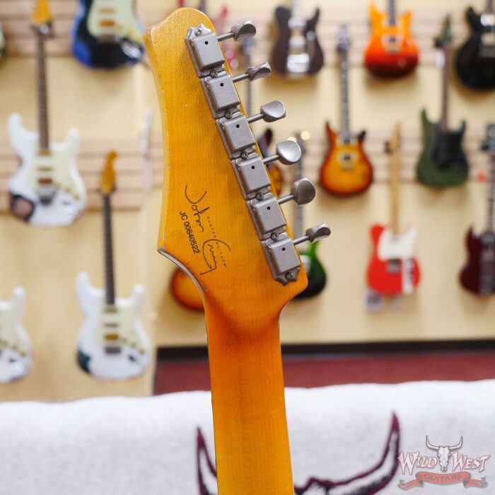 John Cruz Custom Guitars Crossville ST Rosewood Fingerboard Matching Color Headstock Whole Lotta Playing Black - Image 11