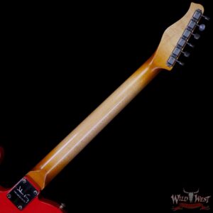 John Cruz Custom Guitars Premier Fifty Crossville TL Matador Red with India Ivory Strip “Banshee” - Image 5