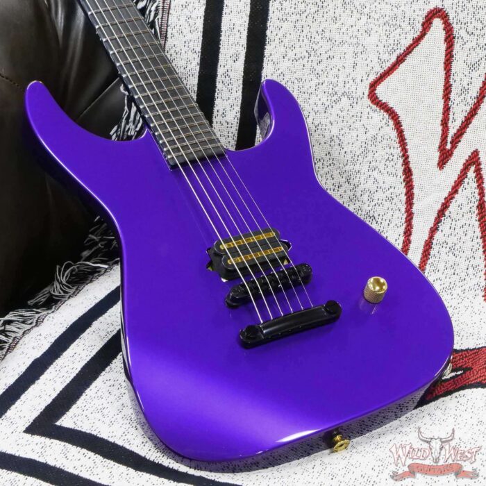 Jackson USA Custom Shop SL1H Soloist Hardtail Tune-O-Matic Bridge Purple Metallic - Image 7