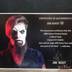 Jim Root Collection 2006 Gibson Firebird Studio Black 8.30 LBS - Image 11