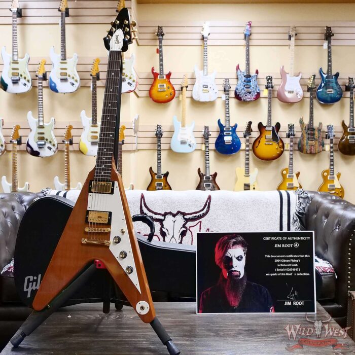 Jim Root Collection 2004 Gibson Flying V Mahogany Natural 7.70 LBS - Image 6