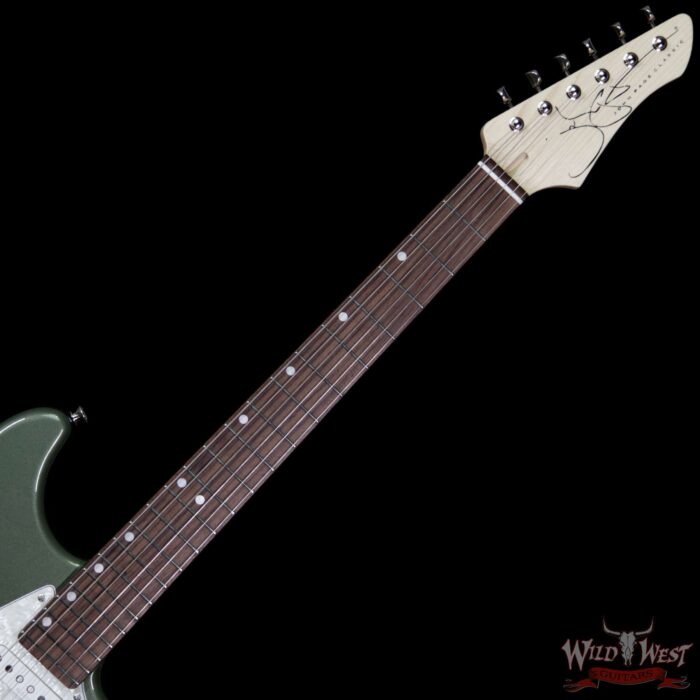 John Page Classic ​Ashburn HSS Rosewood Board Cadillac Green with G&G John Page Classic Logo Case - Image 9