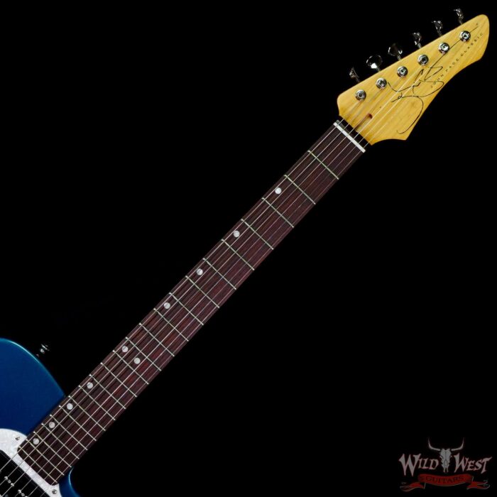 John Page Classic USA AJ P90 Rosewood Fingerboard Candy Apple Teal - Image 4
