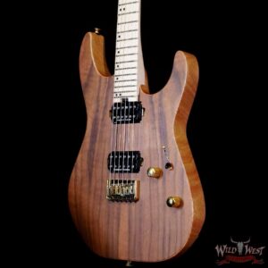 Jim Root Collection 2021 Charvel Pro-Mod DK24 Mahogany Body with Figured Walnut Top Maple Fingerboard Natural - Image 2