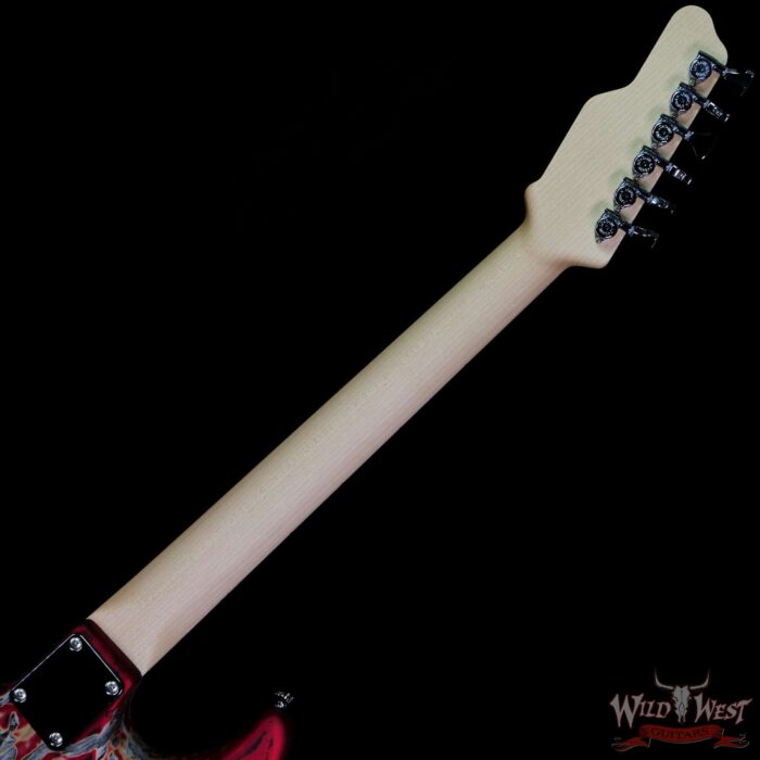 James Tyler USA Studio Elite Burning Water 2K Floyd Rose Maple Fingerboard with Midboost Preamp - Image 5