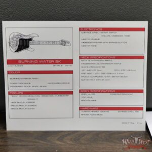 James Tyler USA Studio Elite Burning Water 2K Floyd Rose Maple Fingerboard with Midboost Preamp - Image 12