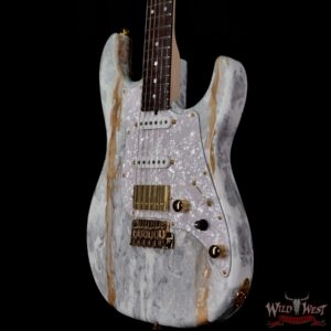 James Tyler USA Studio Elite HD HSS Rosewood Fingerboard Midboost Preamp White Shmear Semi-Gloss Finish - Image 2