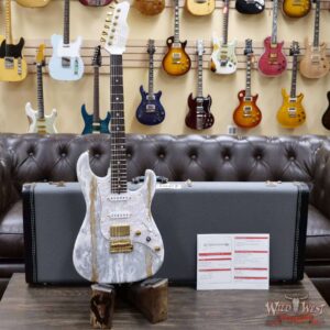 James Tyler USA Studio Elite HD HSS Rosewood Fingerboard Midboost Preamp White Shmear Semi-Gloss Finish - Image 6