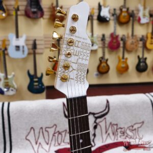 James Tyler USA Studio Elite HD Rosewood Fingerboard Midboost Preamp and Humbucker Split Semi-Gloss White Shmear - Image 7