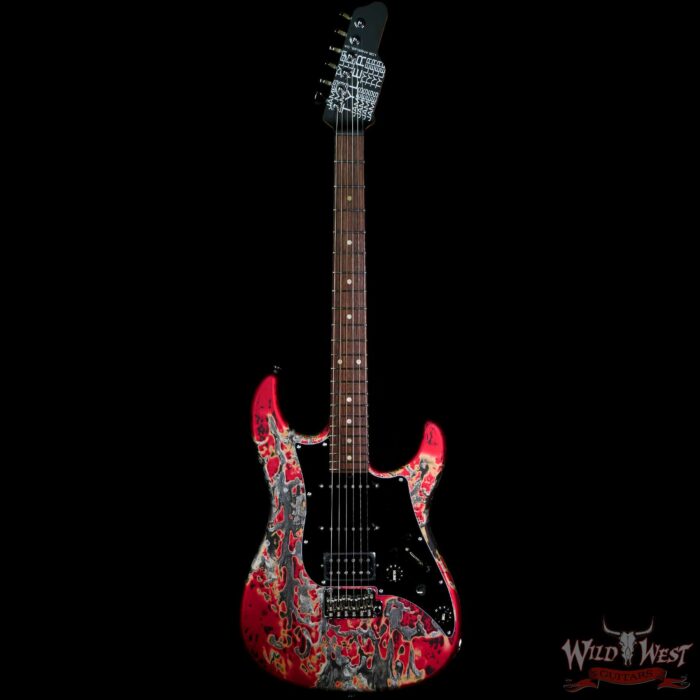 James Tyler USA Studio Elite Burning Water 2K Rosewood Board w/ Midboost Preamp & Humbucker Split - Image 3