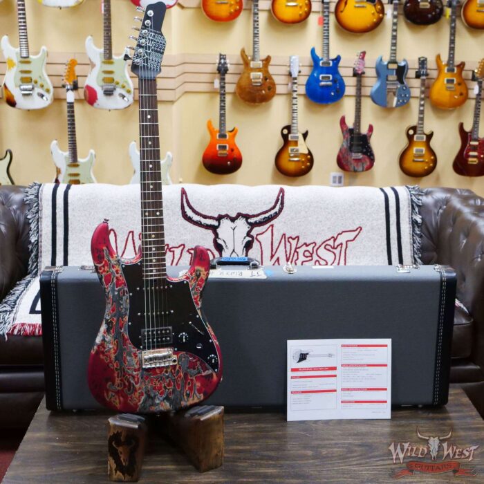 James Tyler USA Studio Elite Burning Water 2K Rosewood Board w/ Midboost Preamp & Humbucker Split - Image 6