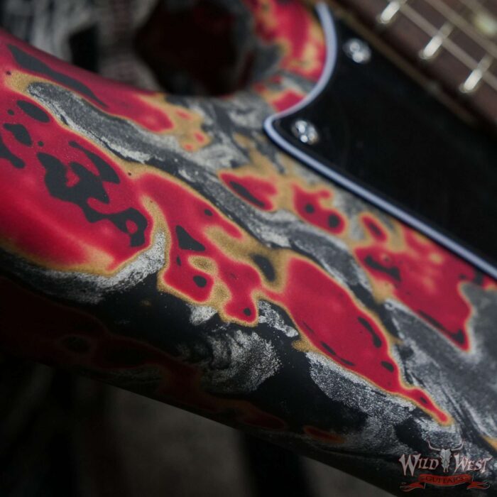 James Tyler USA Studio Elite Burning Water 2K Rosewood Board w/ Midboost Preamp & Humbucker Split - Image 9