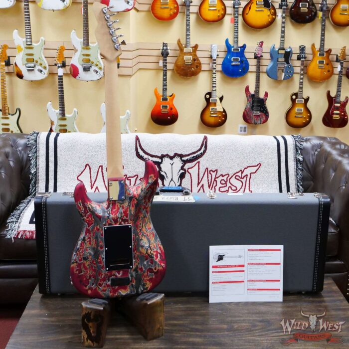 James Tyler USA Studio Elite Burning Water 2K Rosewood Board w/ Midboost Preamp & Humbucker Split - Image 10
