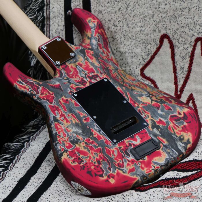 James Tyler USA Studio Elite Burning Water 2K Rosewood Board w/ Midboost Preamp & Humbucker Split - Image 12