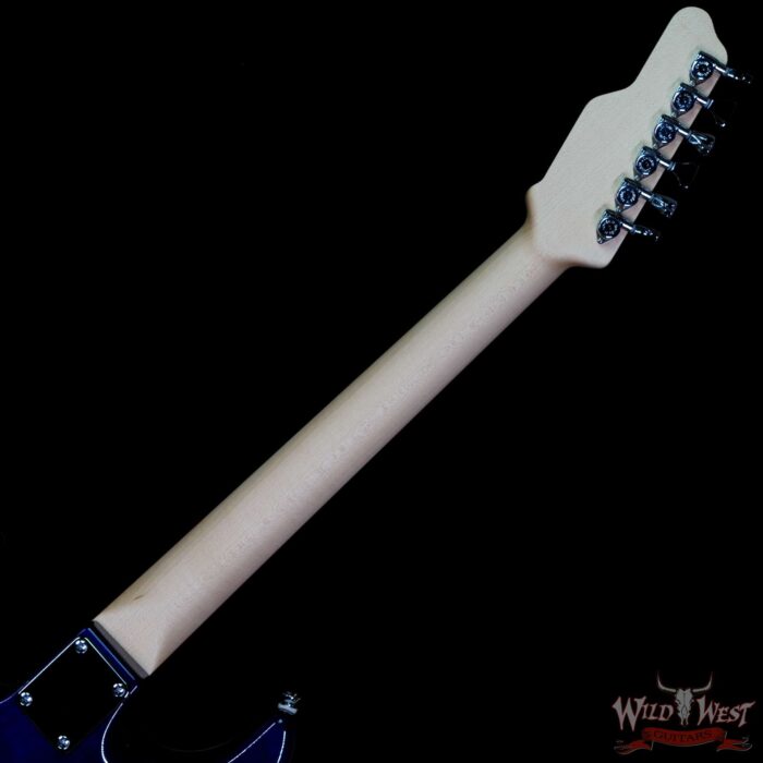 James Tyler USA Studio Elite HD Quilt Maple Top Rosewood Board w/ Midboost Preamp Transparent Blue - Image 5