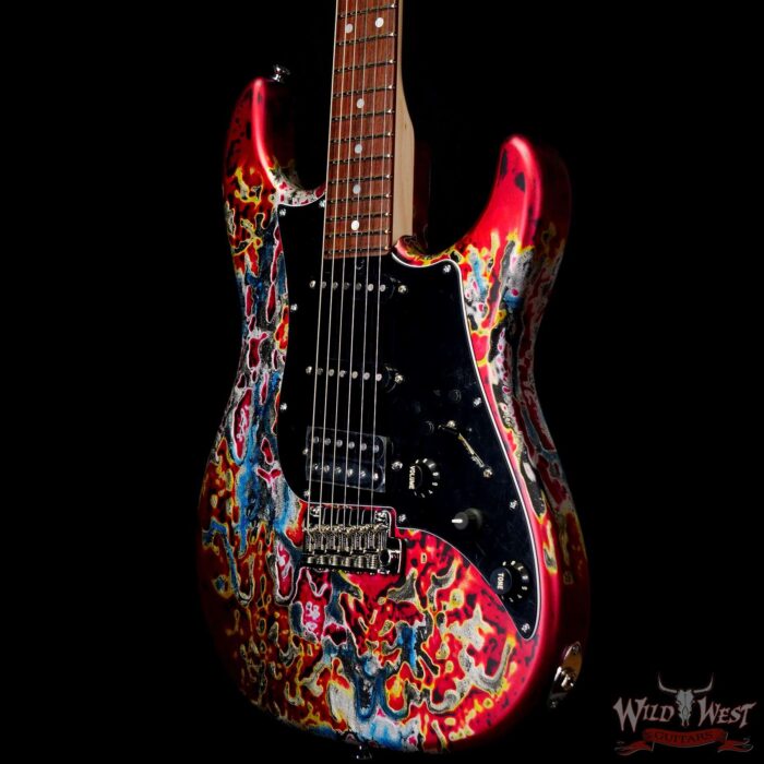 James Tyler USA Studio Elite HD Slanted Pickups Rosewood Fingerboard Midboost Preamp Humbucker Split Burning Water - Image 2
