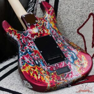 James Tyler USA Studio Elite HD Slanted Pickups Rosewood Fingerboard Midboost Preamp Humbucker Split Burning Water - Image 11