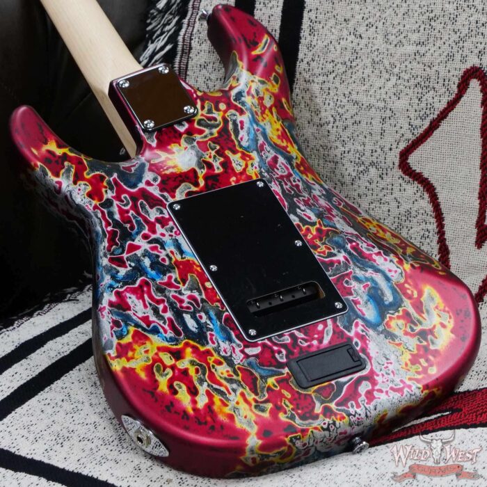 James Tyler USA Studio Elite HD Slanted Pickups Rosewood Fingerboard Midboost Preamp Humbucker Split Burning Water - Image 11