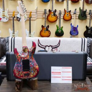 James Tyler USA Studio Elite HD Brazilian Rosewood Fingerboard Midboost Preamp Humbucker Split Burning Water - Image 9