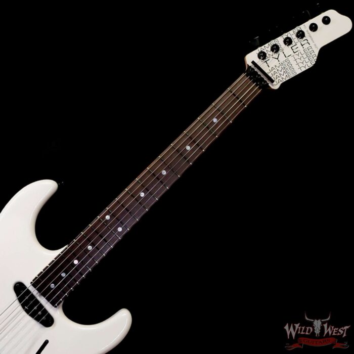 James Tyler USA Studio Elite “1982” Floyd Rose Maple Neck Rosewood Fingerboard White Pearl 7.35 LBS - Image 4