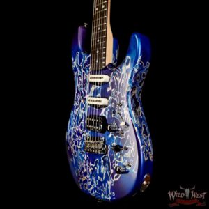 James Tyler USA Studio Elite HSS Rear Rout Ebony Fingerboard Tuckerberry Shmear 7.35 LBS - Image 2