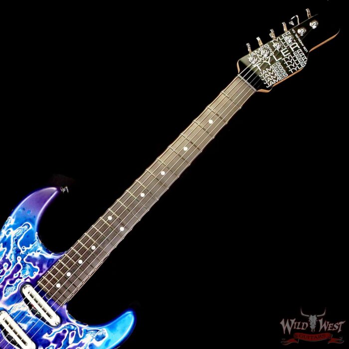James Tyler USA Studio Elite HSS Rear Rout Ebony Fingerboard Tuckerberry Shmear 7.35 LBS - Image 4