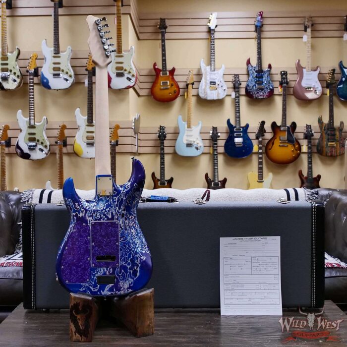 James Tyler USA Studio Elite HSS Rear Rout Ebony Fingerboard Tuckerberry Shmear 7.35 LBS - Image 11