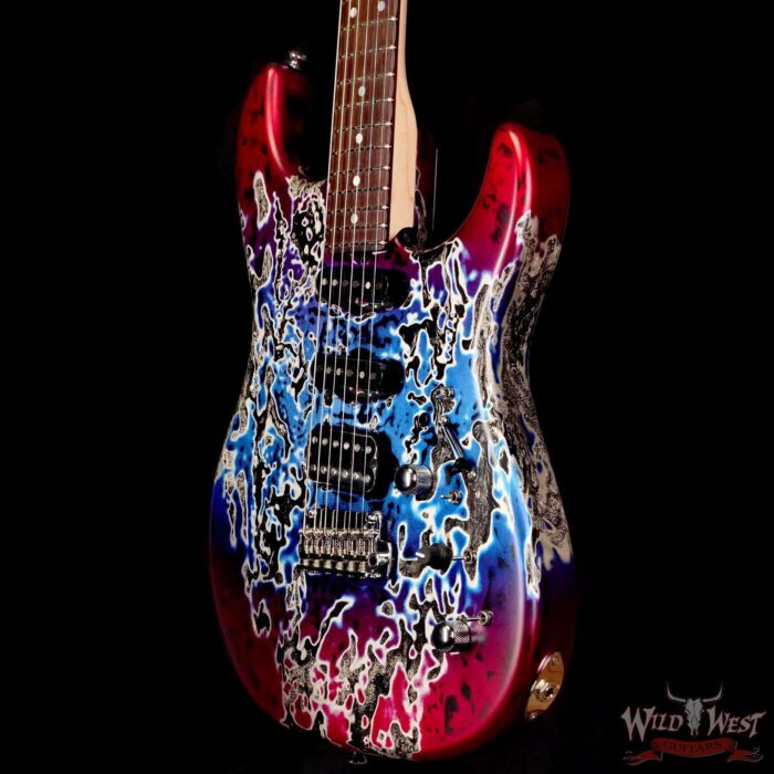 James Tyler USA Studio Elite HSS Rear Rout Rosewood Fingerboard Fire & Ice Shmear 7.30 LBS - Image 2