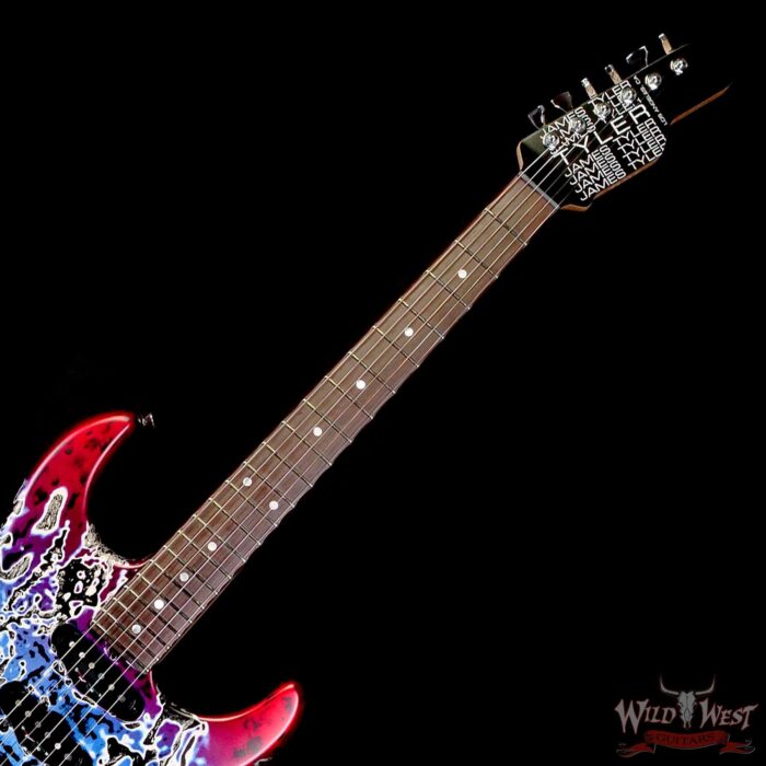 James Tyler USA Studio Elite HSS Rear Rout Rosewood Fingerboard Fire & Ice Shmear 7.30 LBS - Image 4
