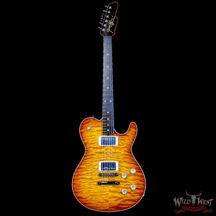James Tyler USA Mongoose Special Quilted Maple Top Brazilian Rosewood Fingerboard Honey Burst 6.90 LBS (US Only / No International Shipping) - Image 3