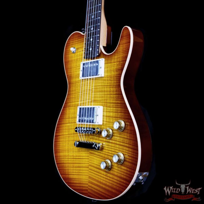 James Tyler USA Mongoose Special Flame Maple Top Brazilian Rosewood Fingerboard Honey Burst 6.80 LBS (US Only / No International Shipping) - Image 2
