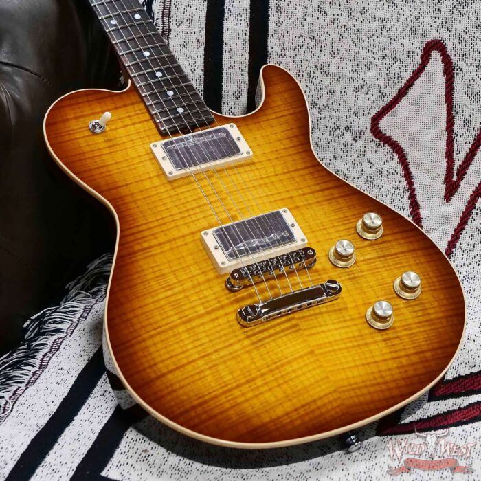 James Tyler USA Mongoose Special Flame Maple Top Brazilian Rosewood Fingerboard Honey Burst 6.80 LBS (US Only / No International Shipping) - Image 7