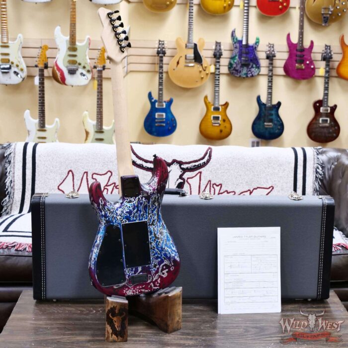 James Tyler USA Studio Elite HSS Maple Fingerboard Rear Rout Floyd Rose Fire & Ice Shmear 7.80 LBS - Image 9