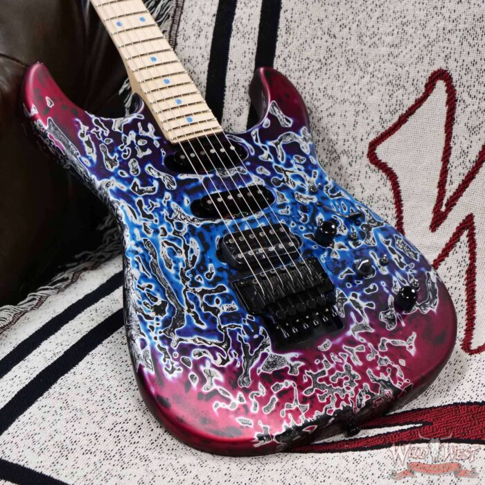 James Tyler USA Studio Elite HSS Maple Fingerboard Rear Rout Floyd Rose Fire & Ice Shmear 7.80 LBS - Image 8