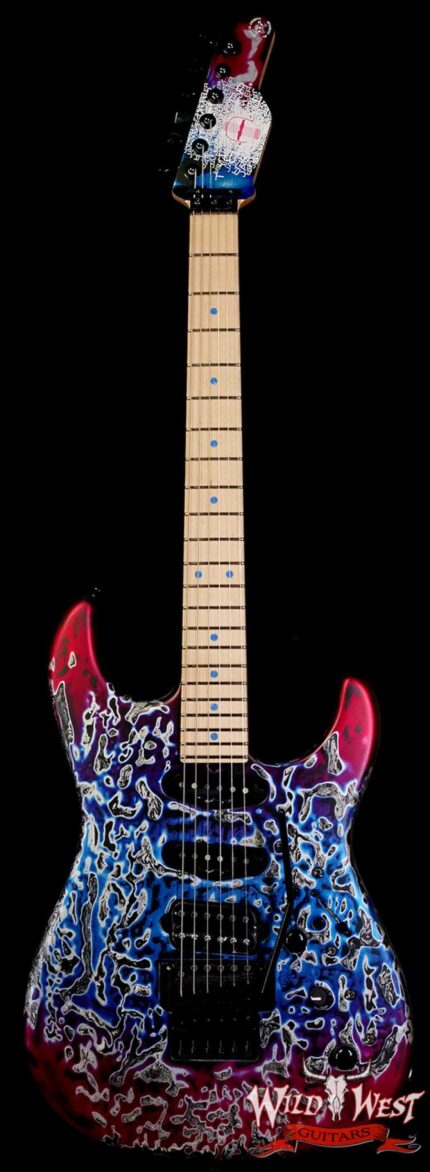 James Tyler USA Studio Elite HSS Maple Fingerboard Rear Rout Floyd Rose Fire & Ice Shmear 7.80 LBS