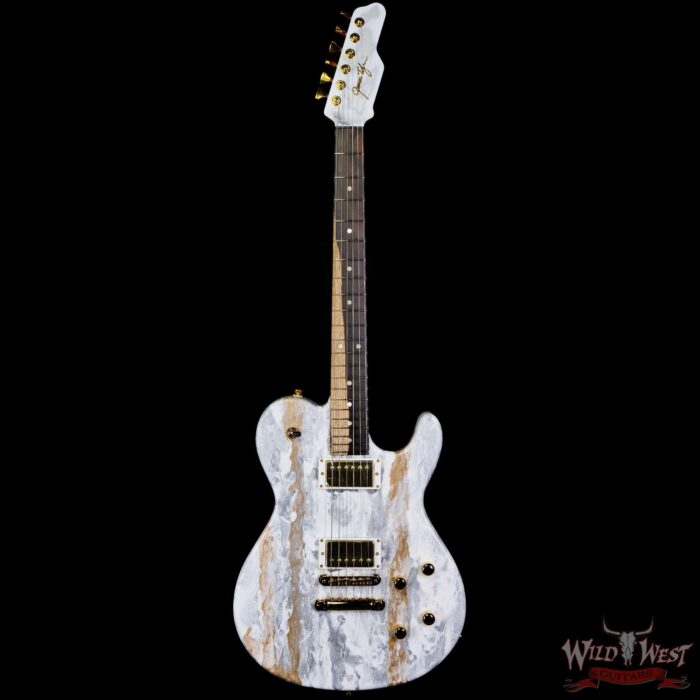 James Tyler USA Mongoose Special Brazilian Rosewood Fingerboard White Shmear 7.45 LBS - Image 3