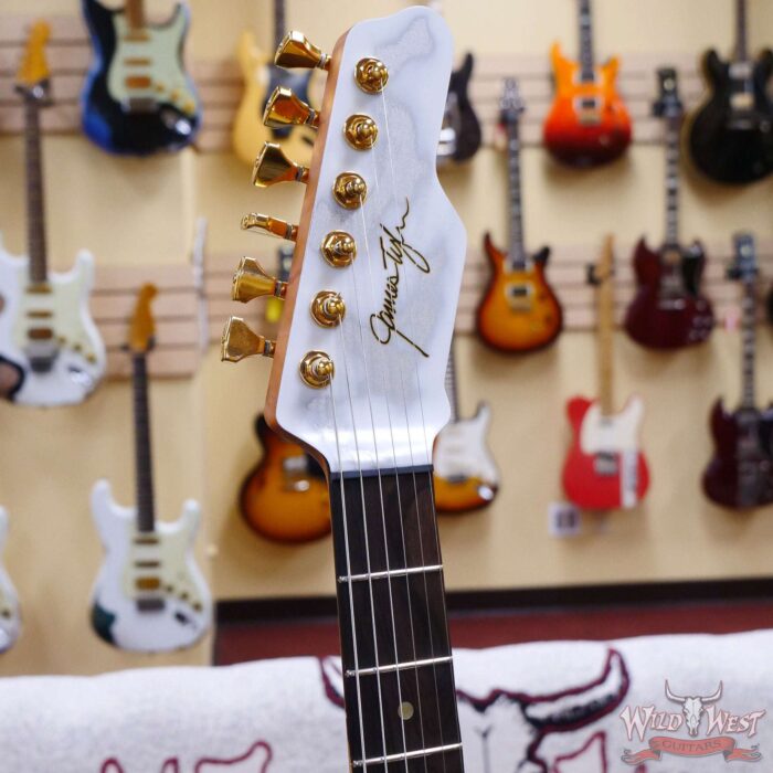 James Tyler USA Mongoose Special Brazilian Rosewood Fingerboard White Shmear 7.45 LBS - Image 7