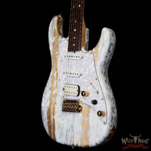 James Tyler USA Studio Elite HD HSS Brazilian Rosewood Fingeboard White Shmear with Gold Hardware (US Only / No International Shipping) - Image 2