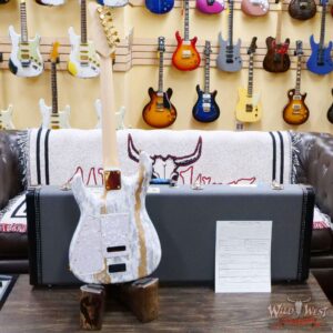 James Tyler USA Studio Elite HD HSS Rear Rout Brazilian Rosewood Fingeboard White Shmear with Gold Hardware - Image 9