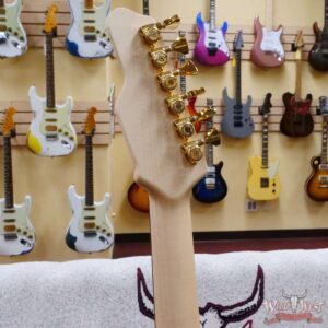 James Tyler USA Studio Elite HD HSS Rear Rout Brazilian Rosewood Fingeboard White Shmear with Gold Hardware - Image 10