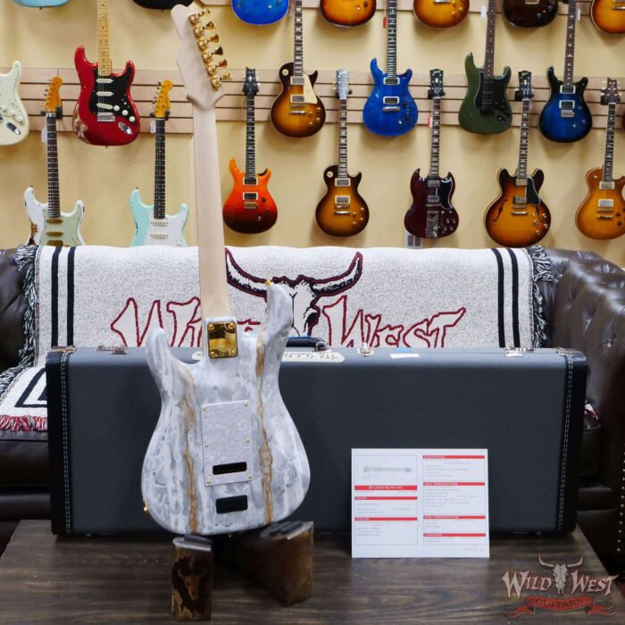 James Tyler USA Studio Elite HD Rosewood Fingerboard Midboost Preamp Humbucker Split White Shmear - Image 9