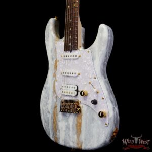 James Tyler USA Studio Elite HD Slanted Pickups Rosewood Fingerboard Midboost Preamp Humbucker Split White Shmear - Image 2