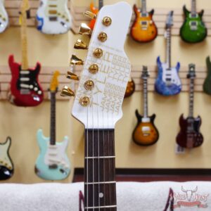 James Tyler USA Studio Elite HD Slanted Pickups Rosewood Fingerboard Midboost Preamp Humbucker Split White Shmear - Image 7