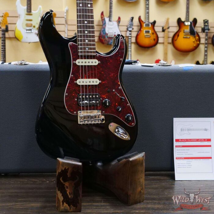 James Tyler USA Black Classic Series Black Classic Level 2 Midboost Preamp Rosewood Fingerboard Gloss Black - Image 8