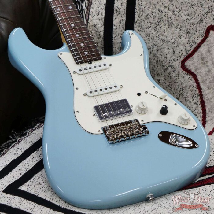 James Tyler USA L.A. Studio Classic HSS Midboost Preamp Rosewood Fingerboard with Stainless Steel Fret Sonic Blue - Image 8
