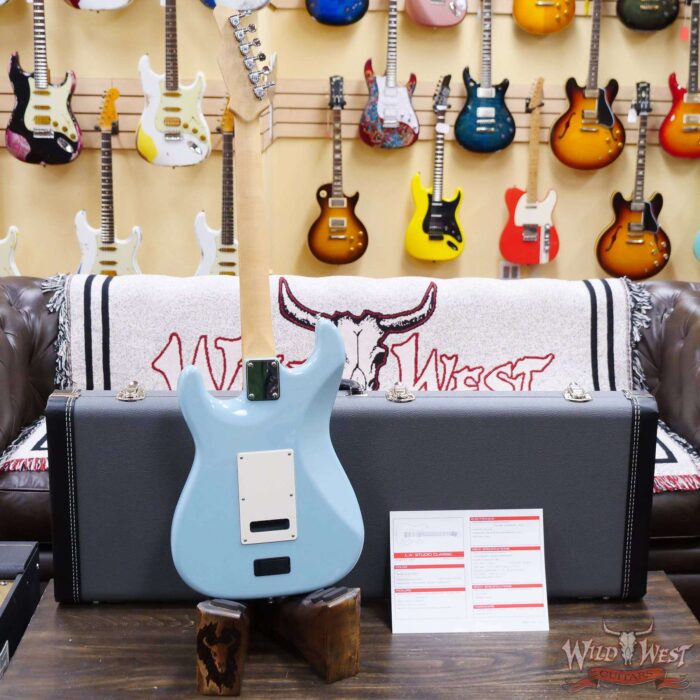 James Tyler USA L.A. Studio Classic HSS Midboost Preamp Rosewood Fingerboard with Stainless Steel Fret Sonic Blue - Image 9