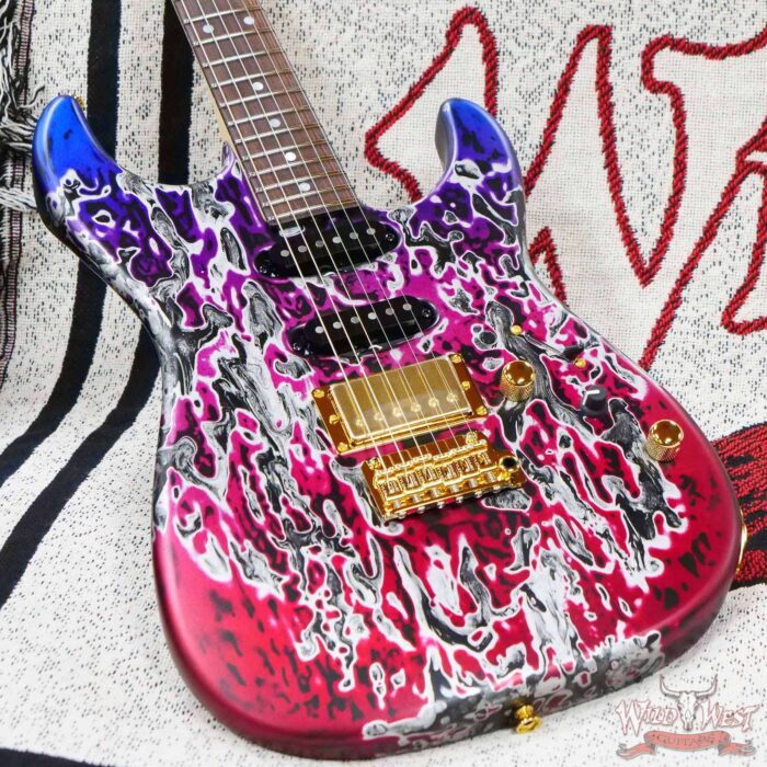 James Tyler USA Studio Elite HD HSS Midboost Preamp Rear Rour Faux Matching Headstock Gold Hardware Jimburst Shmear - Image 8