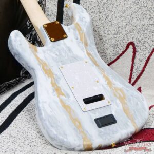 James Tyler USA L.A. Studio Classic HSS Midboost Preamp Rosewood Fingerboard White Shmear Gold Hardware - Image 13
