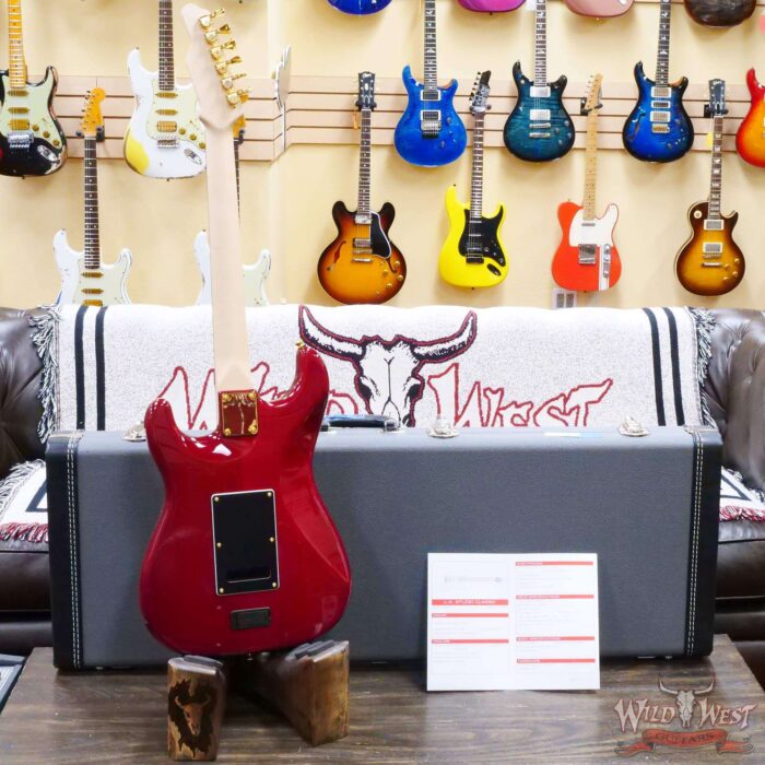 James Tyler USA L.A. Studio Classic HSS Midboost Preamp Ebony Fingerboard Quilted Maple Top Cherry Sunburst - Image 9